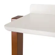 ESTANTE 48 CM X 1,85 M HANNA - NOZES/BRANCO - Foto 5