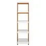 ESTANTE 48 CM X 1,85 M HANNA - NOZES/BRANCO - Foto 6