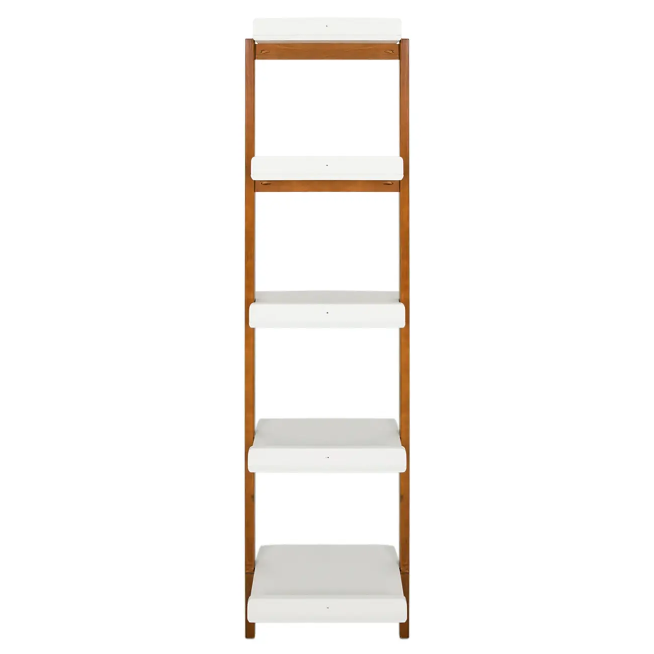ESTANTE 48 CM X 1,85 M HANNA - NOZES/BRANCO - Foto 6