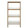 ESTANTE 70 CM X 1,46 M HANNA - NOZES/BRANCO - Foto 1