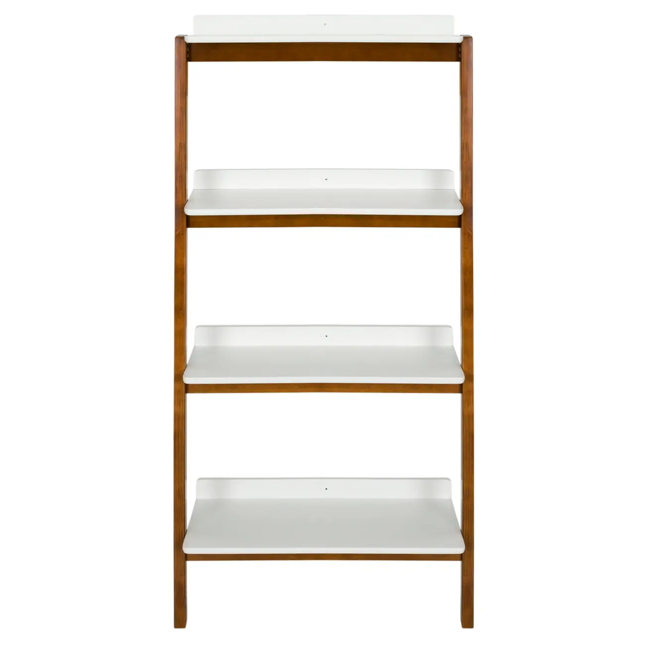 ESTANTE 70 CM X 1,46 M HANNA - NOZES/BRANCO - Foto 1