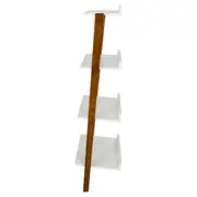 ESTANTE 70 CM X 1,46 M HANNA - NOZES/BRANCO - Foto 3