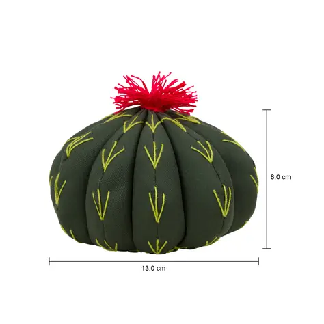 Imagem com medidas do produto PESO PARA PORTA 13 CM X 8 CM COROA DE FRADE