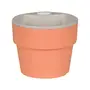 VASO AUTOIRRIGÁVEL 10 CM KANTIL - MELÃO/BEGE - Foto 1