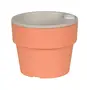 VASO AUTOIRRIGÁVEL 10 CM KANTIL - MELÃO/BEGE - Foto 2