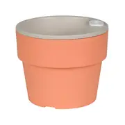 VASO AUTOIRRIGÁVEL 10 CM KANTIL - MELÃO/BEGE - Foto 2