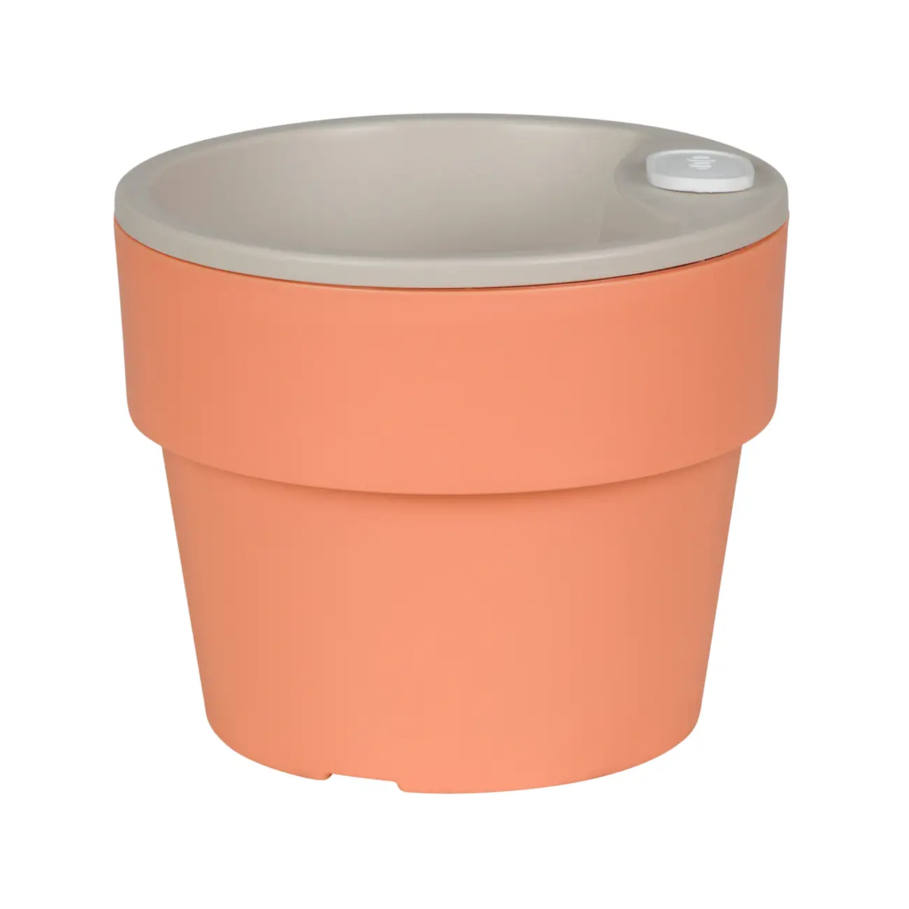 VASO AUTOIRRIGÁVEL 10 CM KANTIL - MELÃO/BEGE - Foto 2