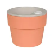 VASO AUTOIRRIGÁVEL 10 CM KANTIL - MELÃO/BEGE - Foto 3