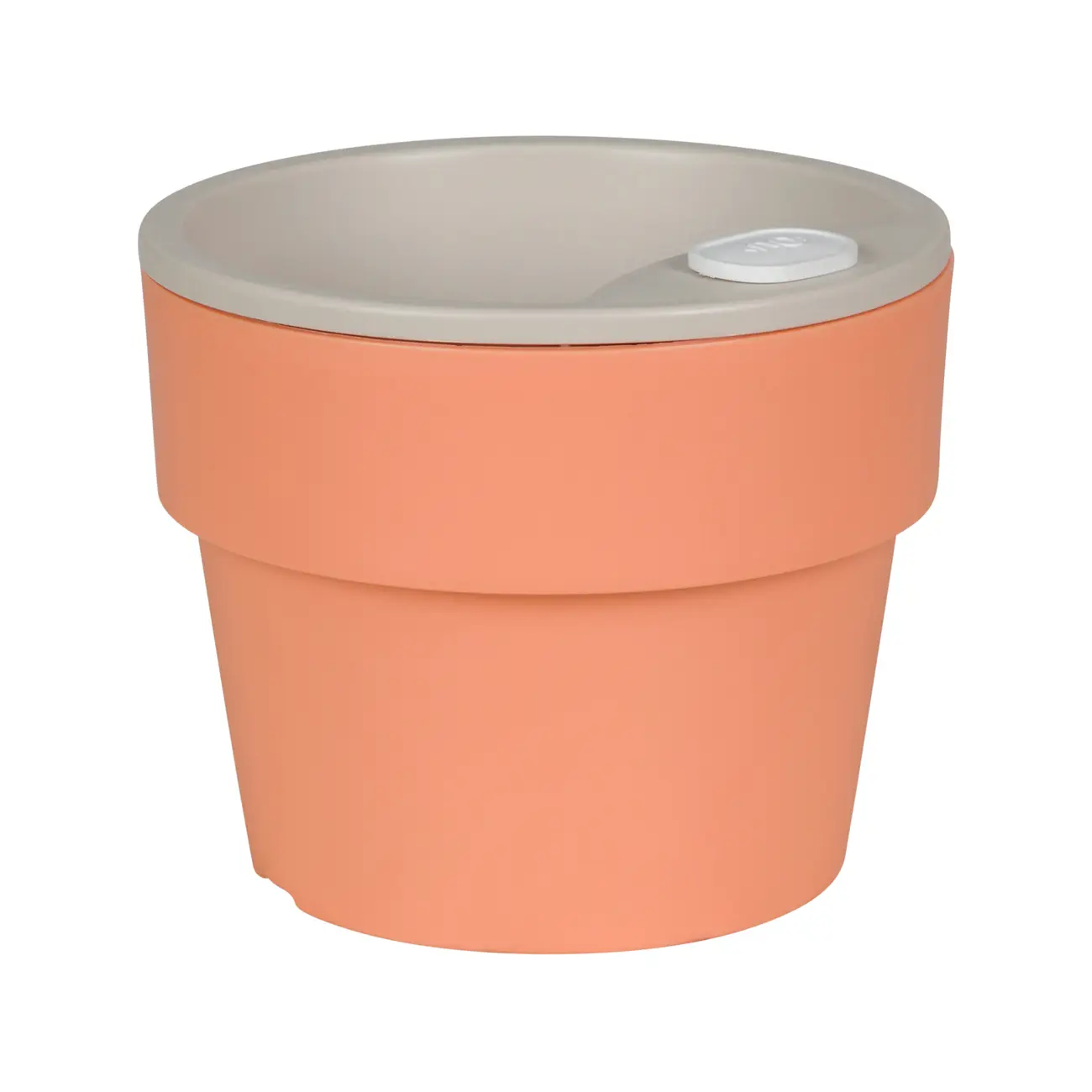 VASO AUTOIRRIGÁVEL 10 CM KANTIL - MELÃO/BEGE - Foto 3