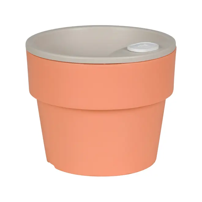 VASO AUTOIRRIGÁVEL 10 CM KANTIL - MELÃO/BEGE - Foto 3