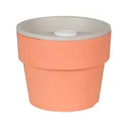 VASO AUTOIRRIGÁVEL 10 CM KANTIL - MELÃO/BEGE - Foto 4