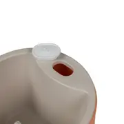 VASO AUTOIRRIGÁVEL 10 CM KANTIL - MELÃO/BEGE - Foto 6