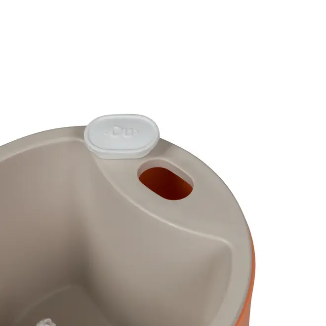 VASO AUTOIRRIGÁVEL 10 CM KANTIL - MELÃO/BEGE - Foto 6