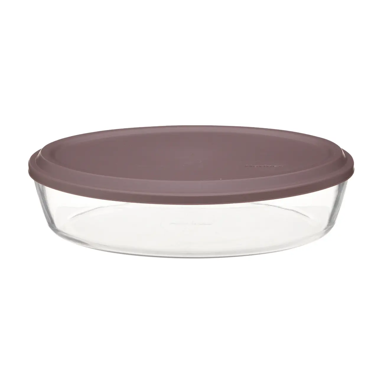 TRAVESSA REFRATÁRIA OVAL 26 CM X 18 CM BENTLEY - INCOLOR/RUBY MOCHA - Foto 1