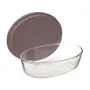 TRAVESSA REFRATÁRIA OVAL 26 CM X 18 CM BENTLEY - INCOLOR/RUBY MOCHA - Foto 2