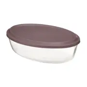 TRAVESSA REFRATÁRIA OVAL 26 CM X 18 CM BENTLEY - INCOLOR/RUBY MOCHA - Foto 3