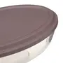 TRAVESSA REFRATÁRIA OVAL 26 CM X 18 CM BENTLEY - INCOLOR/RUBY MOCHA - Foto 6