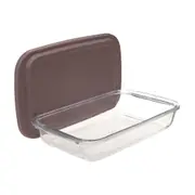 TRAVESSA REFRATÁRIA 30 CM X 18 CM BENTLEY - INCOLOR/RUBY MOCHA - Foto 2