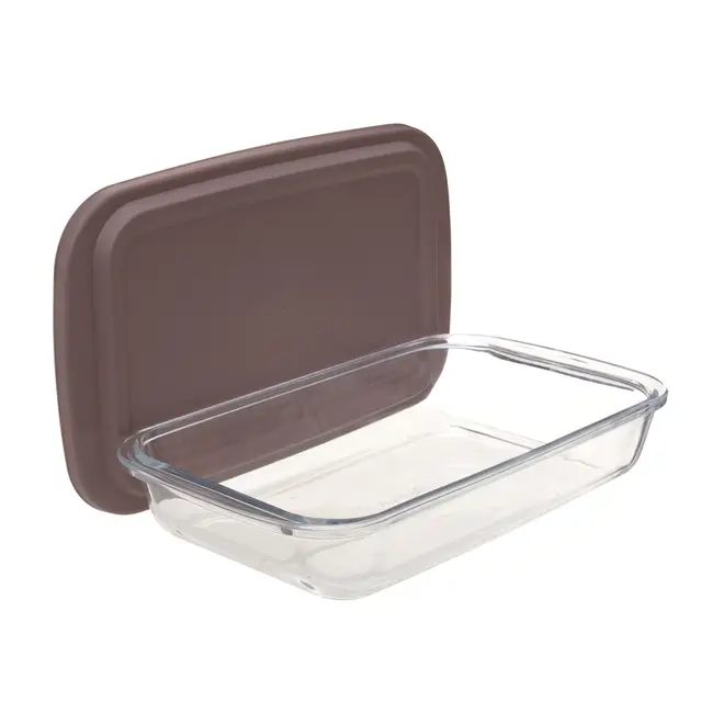 TRAVESSA REFRATÁRIA 30 CM X 18 CM BENTLEY - INCOLOR/RUBY MOCHA - Foto 2