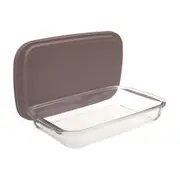 TRAVESSA REFRATÁRIA 34 CM X 21 CM BENTLEY - INCOLOR/RUBY MOCHA - Foto 2