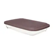TRAVESSA REFRATÁRIA 34 CM X 21 CM BENTLEY - INCOLOR/RUBY MOCHA - Foto 3