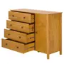 HALQ CÔMODA 4 GAVETAS/ 1 PORTA 1,20 M X 45 CM - AMÊNDOA - Foto 3