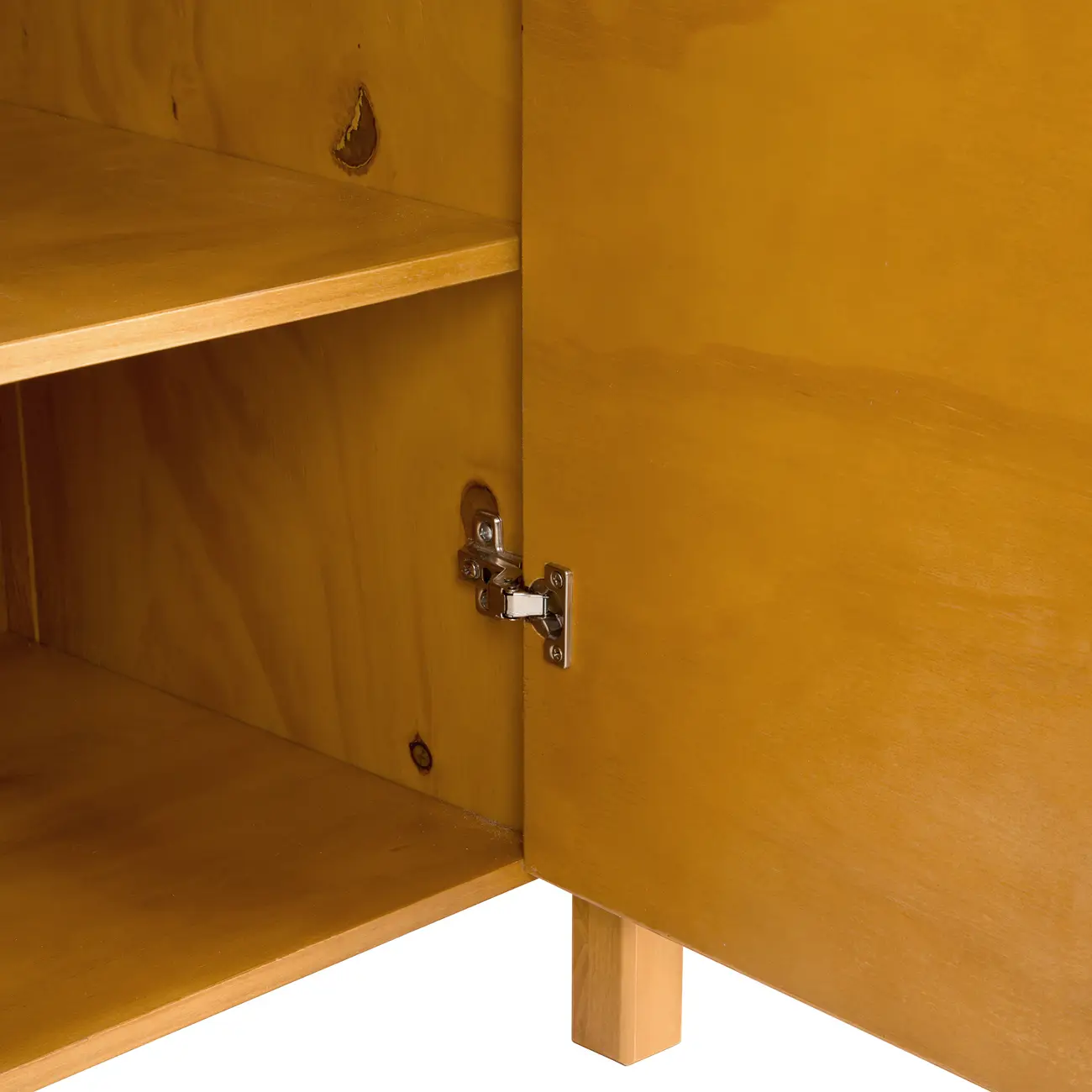 HALQ CÔMODA 4 GAVETAS/ 1 PORTA 1,20 M X 45 CM - AMÊNDOA - Foto 9