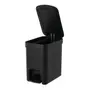 LIXEIRA COM PEDAL 6 L TRIUM - PRETO - Foto 4