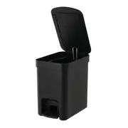 LIXEIRA COM PEDAL 6 L TRIUM - PRETO - Foto 4