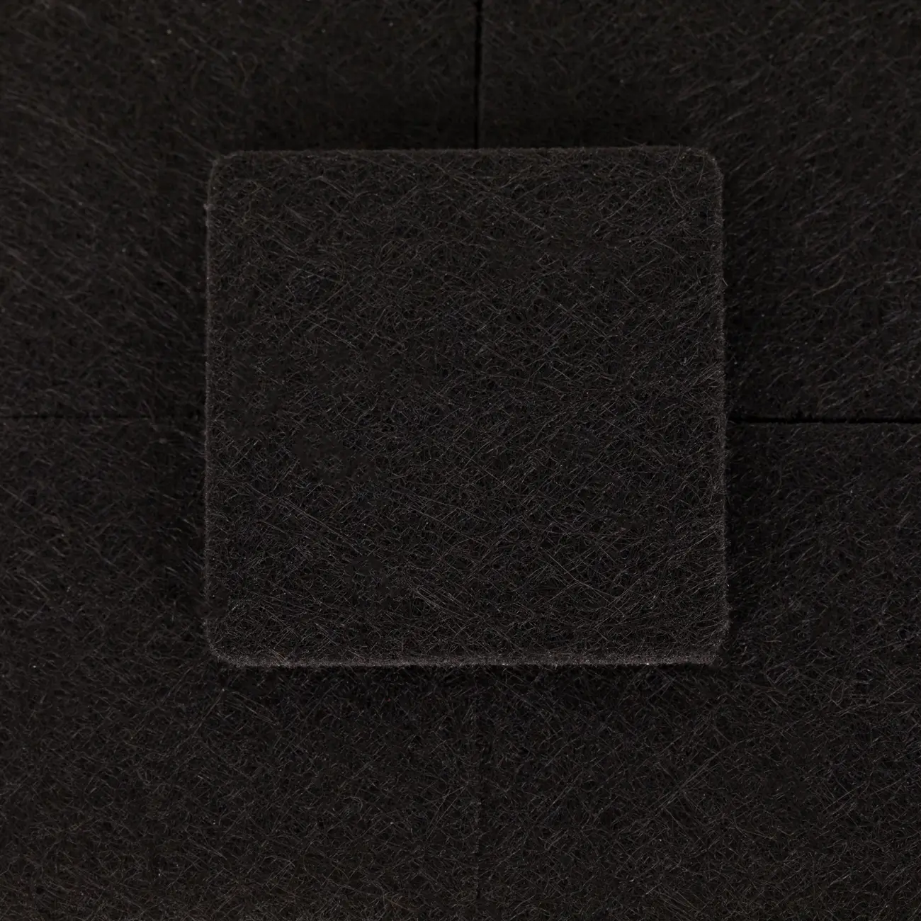 FELTRO QUADRADO COM 12 30 MM TEKBOND - PRETO - Foto 3