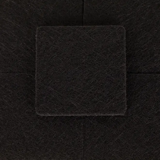 FELTRO QUADRADO COM 12 30 MM TEKBOND - PRETO - Foto 3