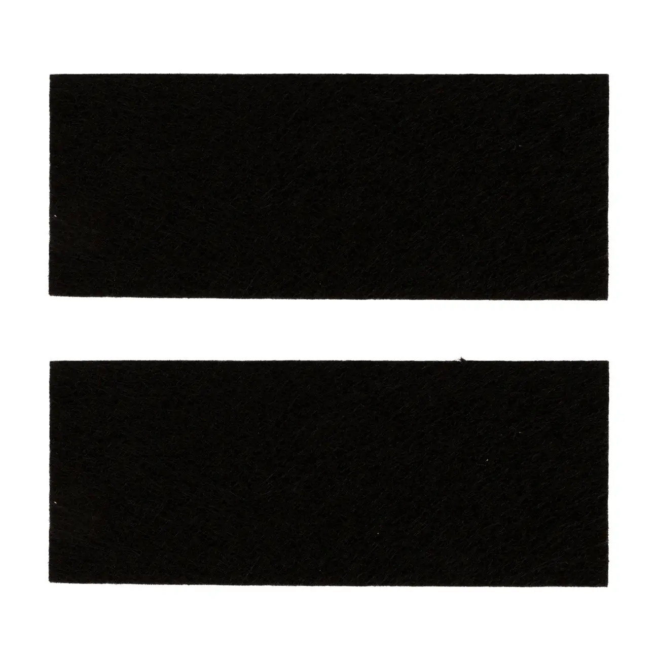 FELTRO ADESIVO RETANGULAR COM 2 12,7 CM X 5,1 CM TEKBOND - PRETO - Foto 1