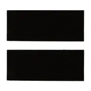 FELTRO ADESIVO RETANGULAR COM 2 12,7 CM X 5,1 CM TEKBOND - PRETO - Foto 1