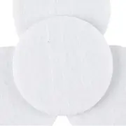 FELTRO ADESIVO REDONDO COM 4 46 MM TEKBOND - BRANCO - Foto 4