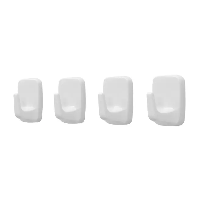 GANCHO ADESIVO P COM 4 TEKBOND TOP - BRANCO - Foto 1