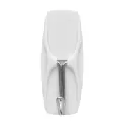 GANCHO ADESIVO M COM 2 TEKBOND ZAF - BRANCO/INOX - Foto 2