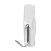 GANCHO ADESIVO M COM 2 TEKBOND ZAF - BRANCO/INOX - Foto 3