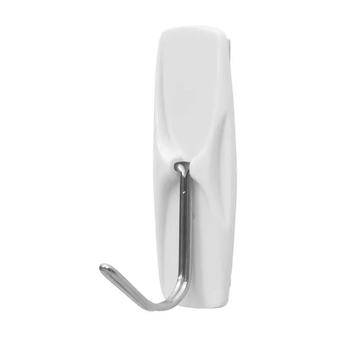 GANCHO ADESIVO M COM 2 TEKBOND ZAF - BRANCO/INOX - Foto 3