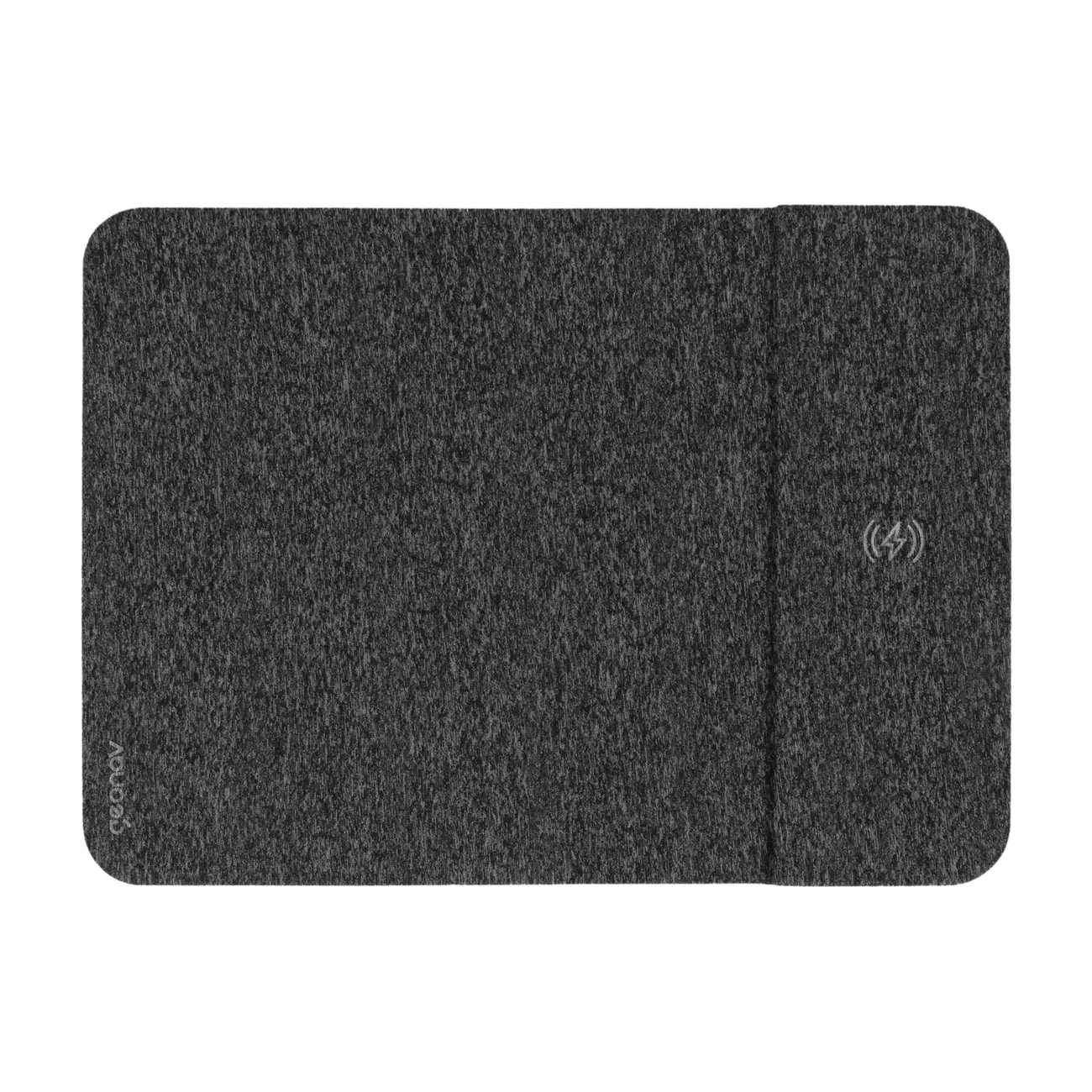 MOUSE PAD COM CARREGADOR POR INDUÇÃO TECH PLUS - CINZA/PRETO - Foto 1