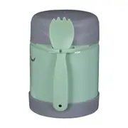 POTE TÉRMICO COM COLHER GUMY - CINZA/VERDE - Foto 4