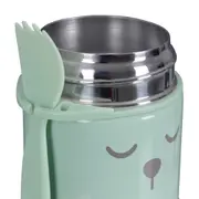 POTE TÉRMICO COM COLHER GUMY - CINZA/VERDE - Foto 6
