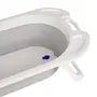 BANHEIRA RETRÁTIL SPLASH - CINZA/BRANCO - Foto 4