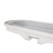 BANHEIRA RETRÁTIL SPLASH - CINZA/BRANCO - Foto 7