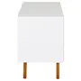 RACK 1 PORTA DE CORRER 90 CM X 39 CM MARTIN - BRANCO/NOZES - Foto 5