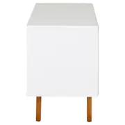 RACK 1 PORTA DE CORRER 90 CM X 39 CM MARTIN - BRANCO/NOZES - Foto 5