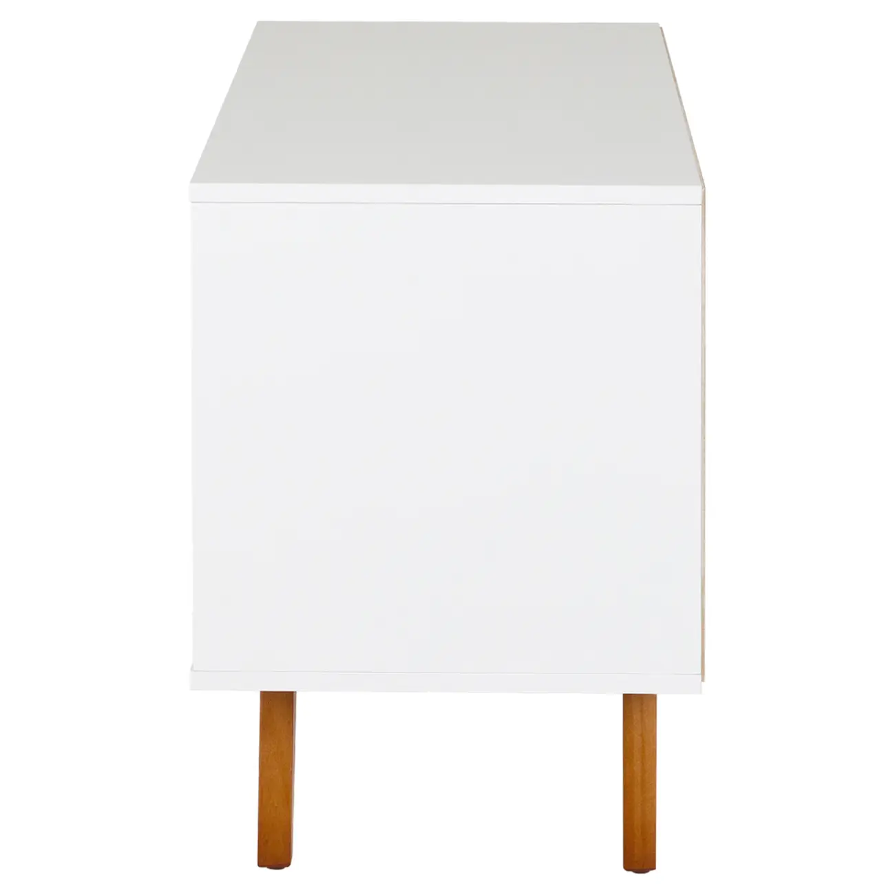 RACK 1 PORTA DE CORRER 90 CM X 39 CM MARTIN - BRANCO/NOZES - Foto 5