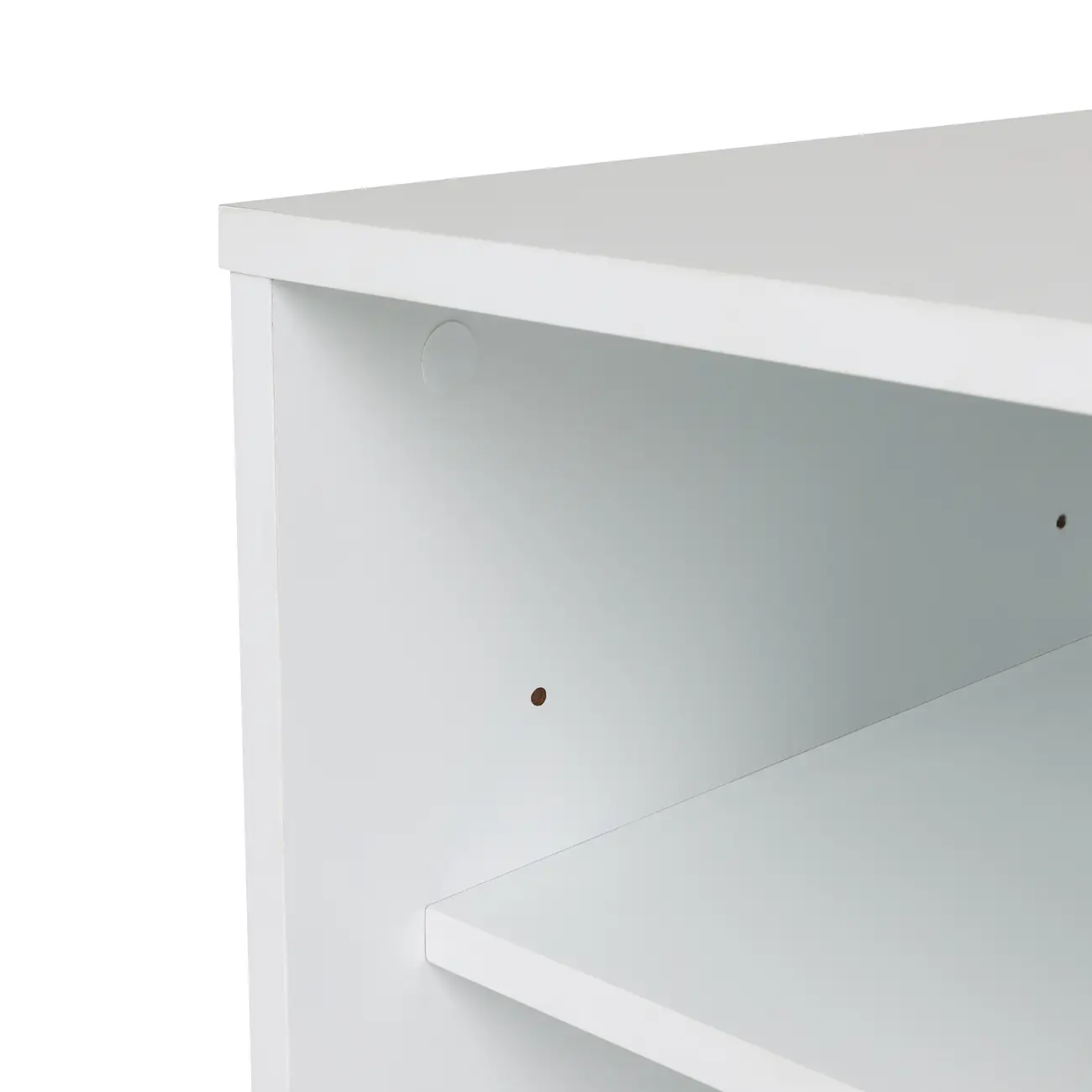 RACK 1 PORTA DE CORRER 90 CM X 39 CM MARTIN - BRANCO/NOZES - Foto 7