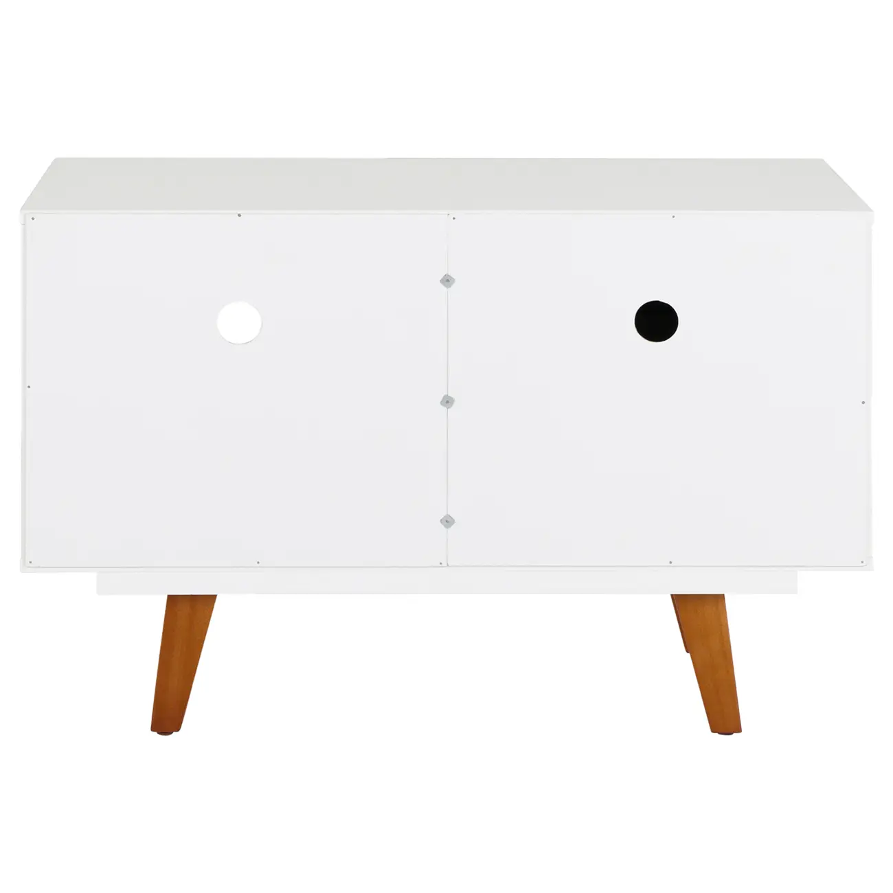 RACK 1 PORTA DE CORRER 90 CM X 39 CM MARTIN - BRANCO/NOZES - Foto 9