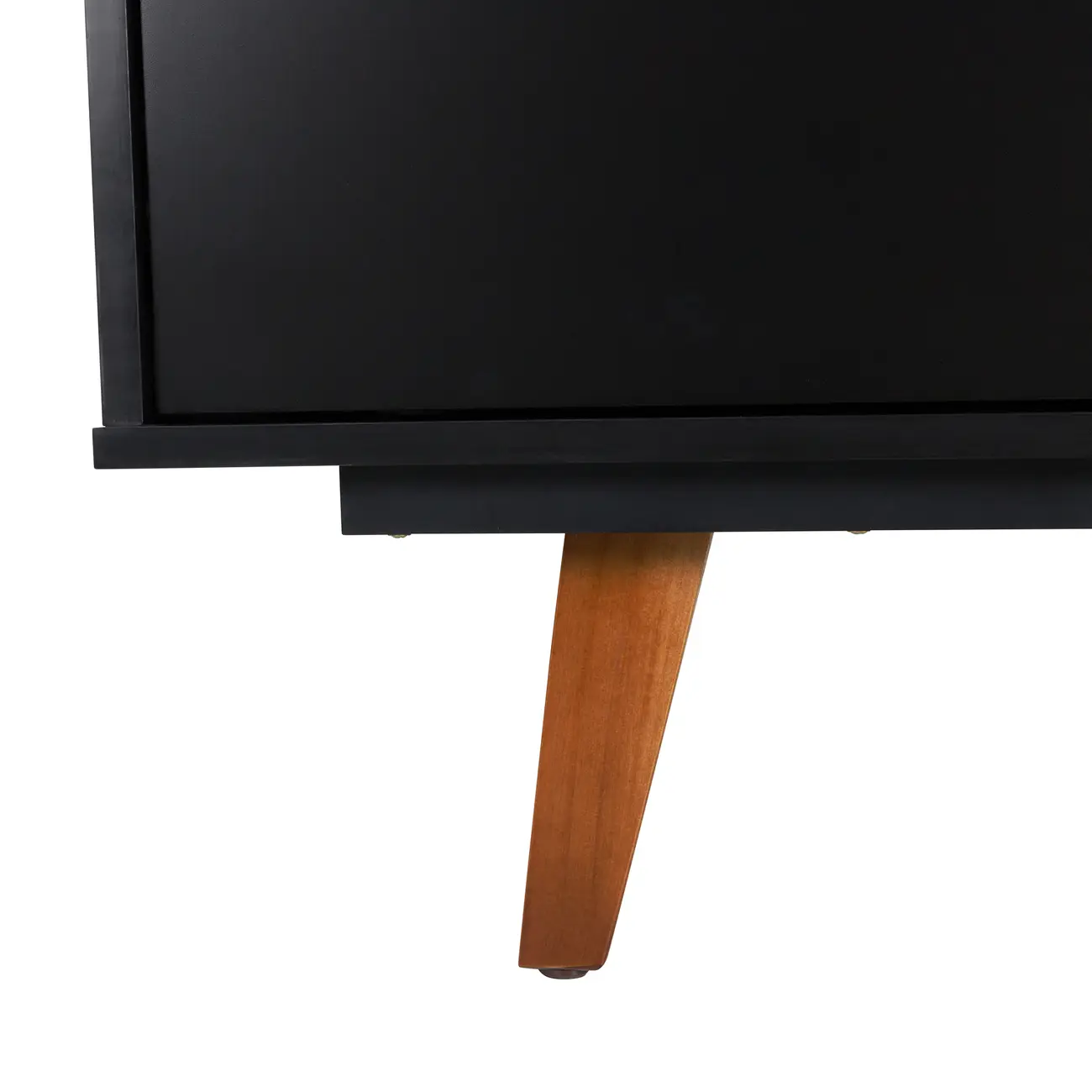 RACK 1 PORTA DE CORRER 90 CM X 39 CM MARTIN - PRETO/NOZES - Foto 8