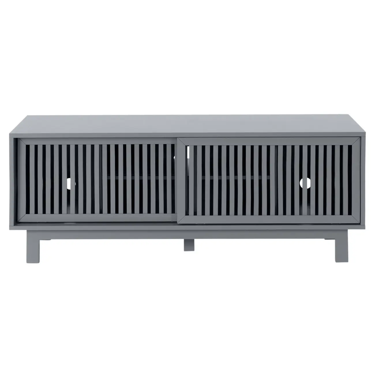 RACK 2 PORTAS DE CORRER 1,40 M X 45 CM ALINA LEVEL - KONKRET - Foto 1